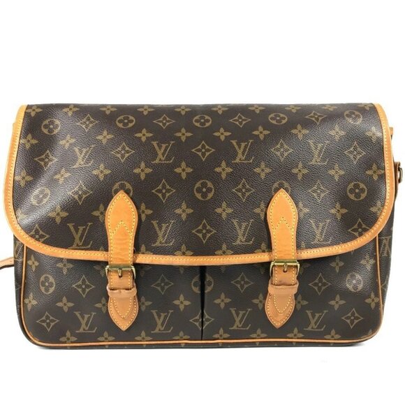 LOUIS VUITTON M42249 Monogram GibeciereGM Bags Crossbody Messenger Shoulder Bag - Picture 1 of 13